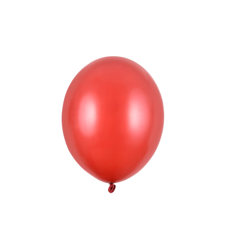 Balení latexových balónků - červené