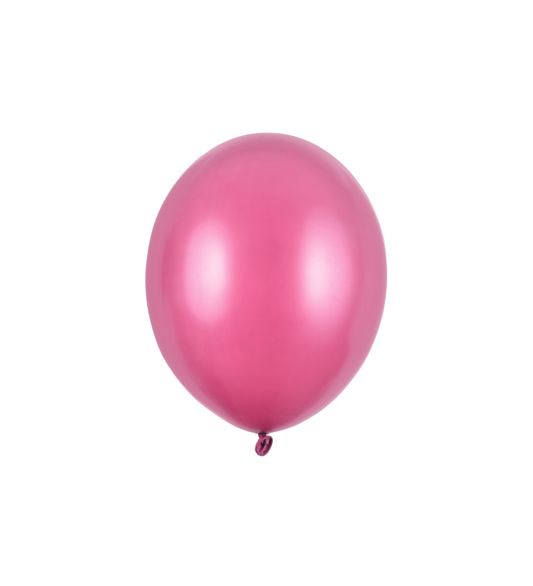 Balónky - metalické růžové