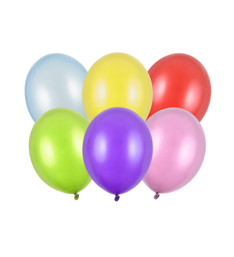 Sada 50 barevných latexových balónků