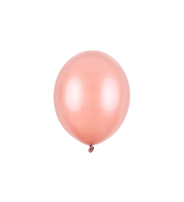 Latexové balónky - metalicky růžové