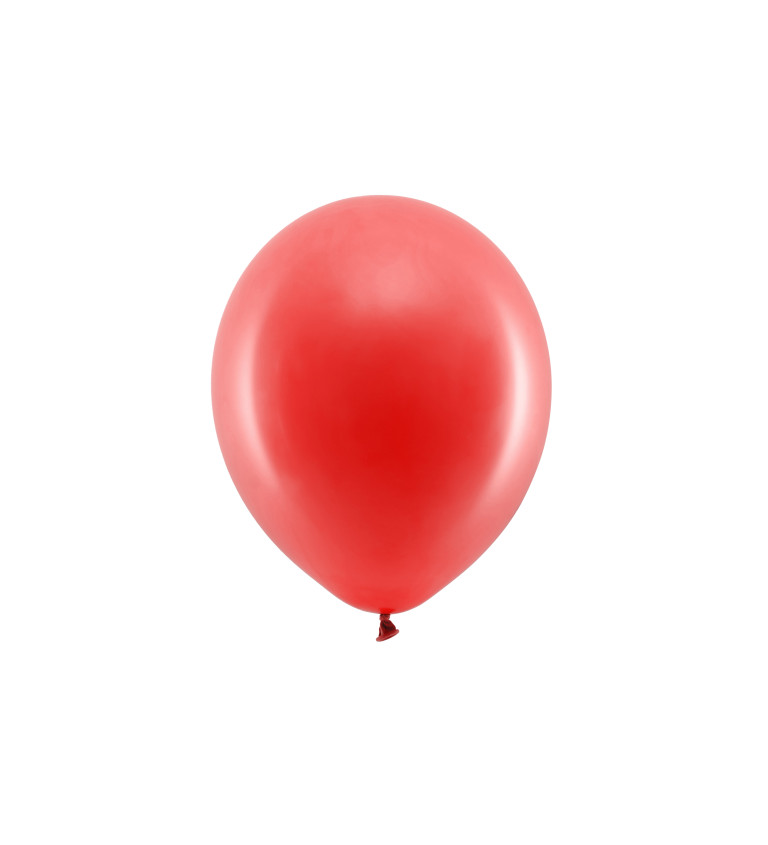 Pastelovo-červené balónky