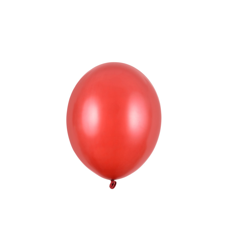 Latexové balónky - metalicky červené