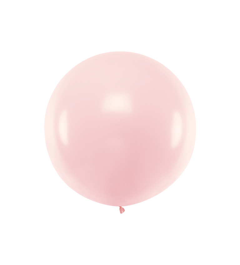 Obrovský pastelový balónek  - růžový