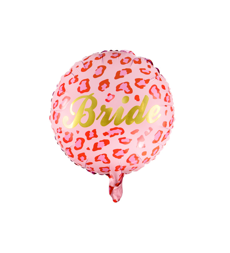 Bride - balónek růžový