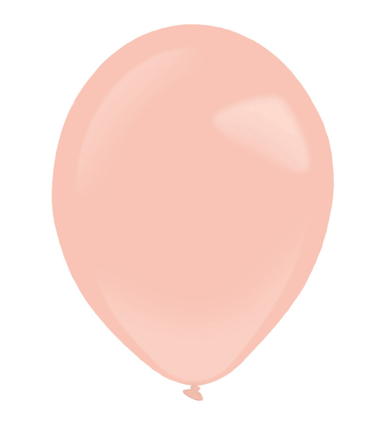 Nude růžový balónek