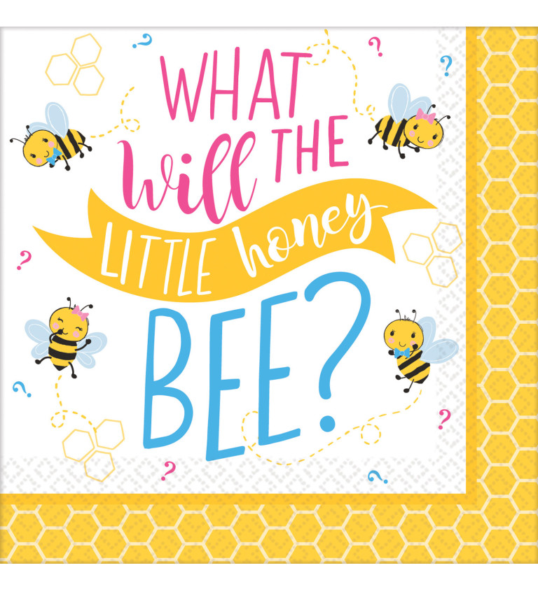 Ubrousky malé - Honey Bee -16 ks