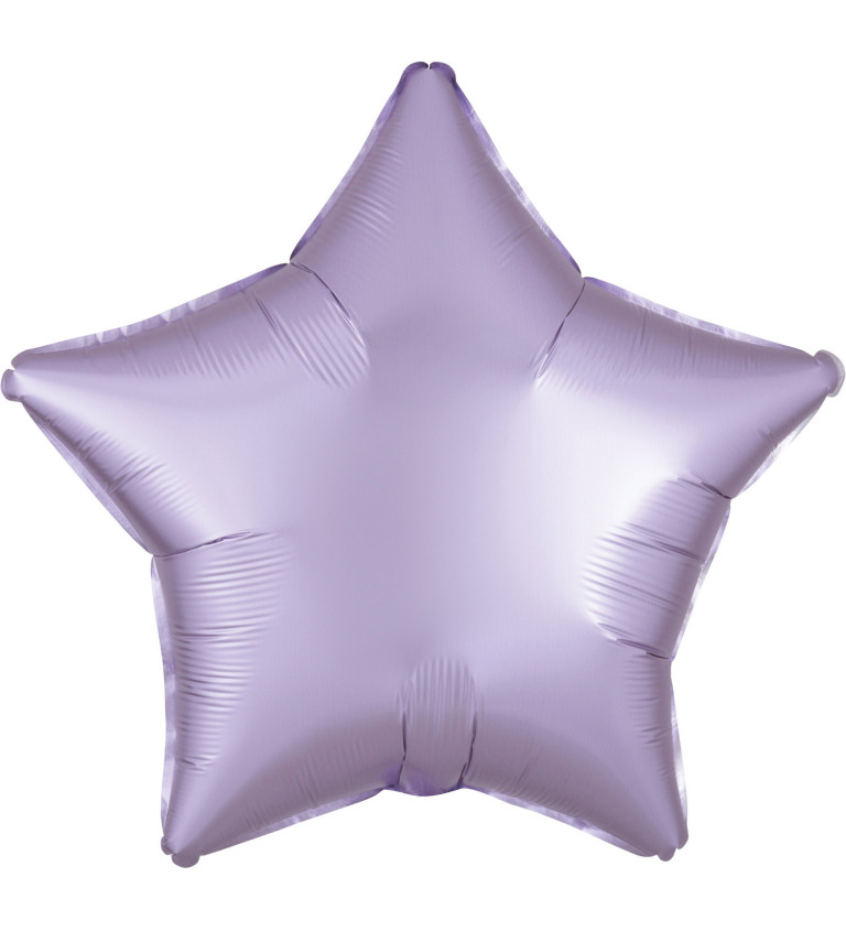 Balónek - hvězda fialová