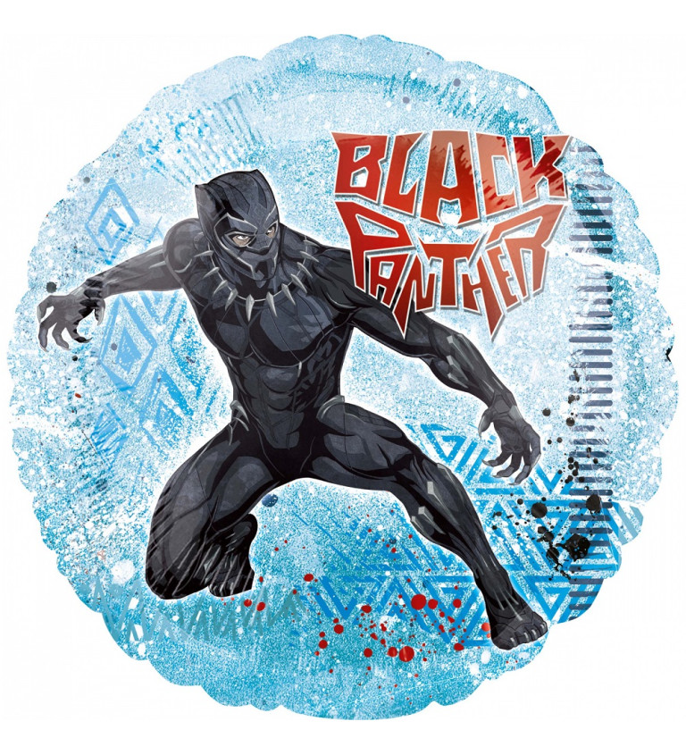 Balón fóliový - Black Panther
