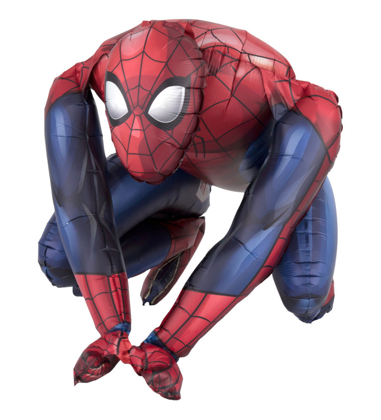 Balónek sedící Spiderman