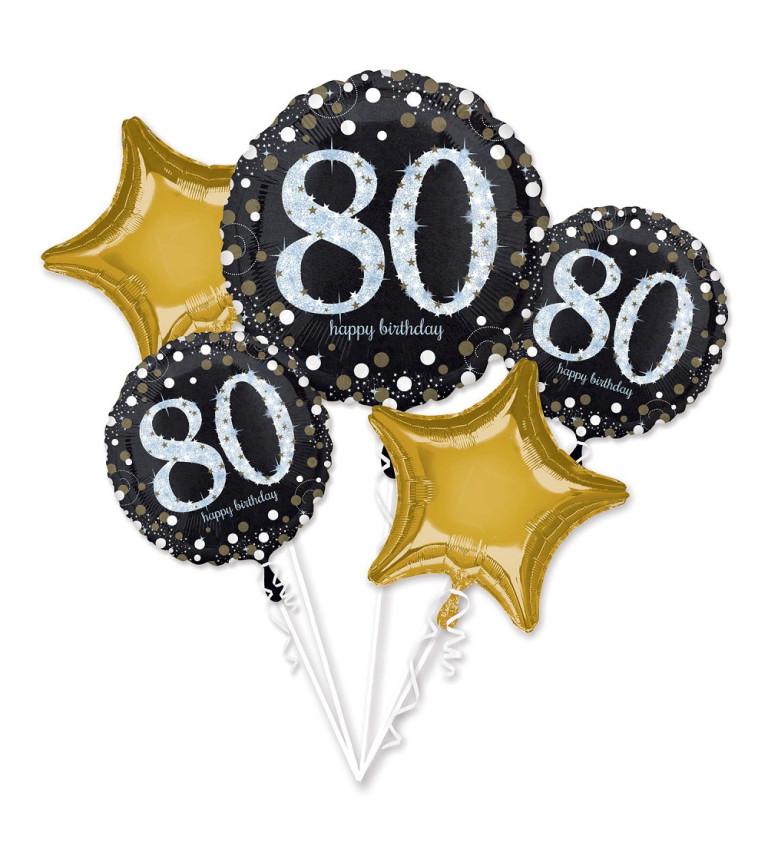 Set balónků - 80 let