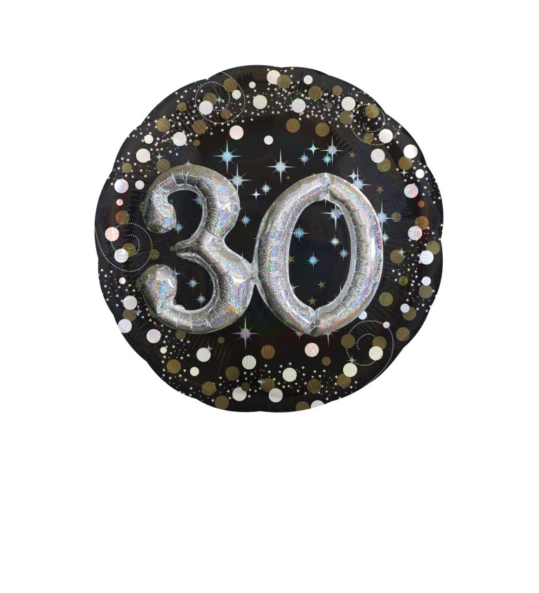 Balónek -  číslice 30