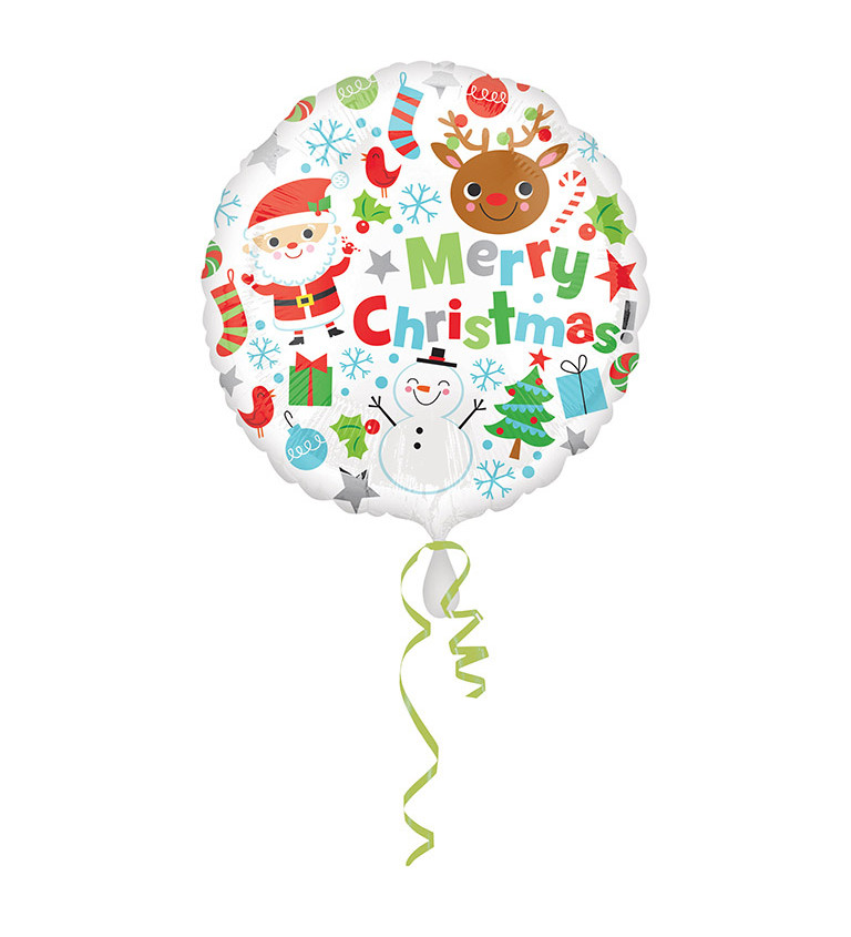 Vánoční balónek fóliový