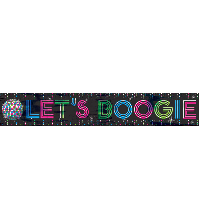 Banner DISCO - Let's Boogie