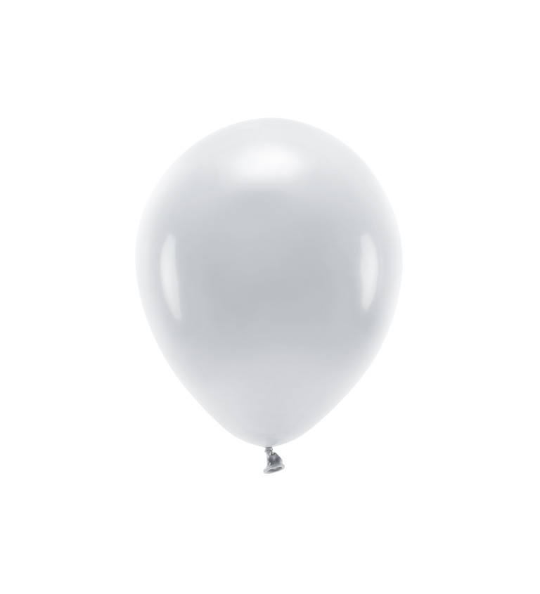 Šedé ECO pastelové balonky - 30 cm