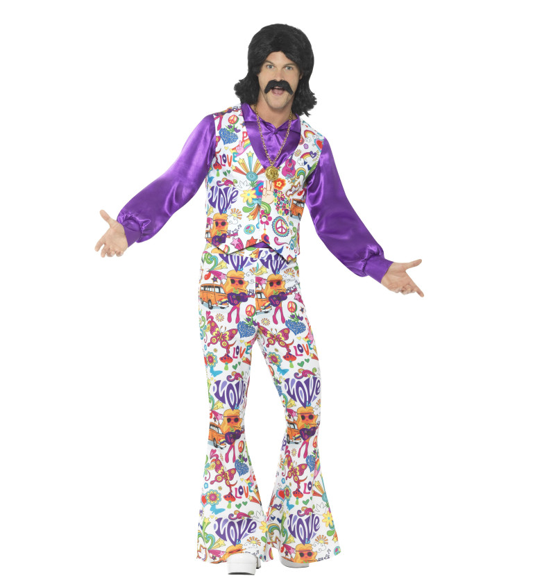 60s Hippie - pánský kostým