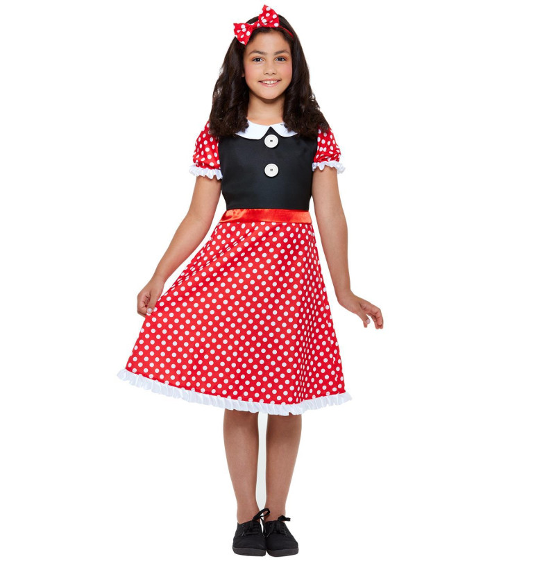 Minnie Mouse - dívčí kostým