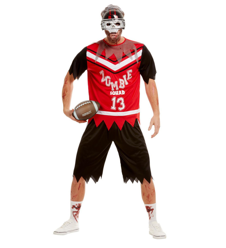 Pánský kostým Zombie fotbalisty