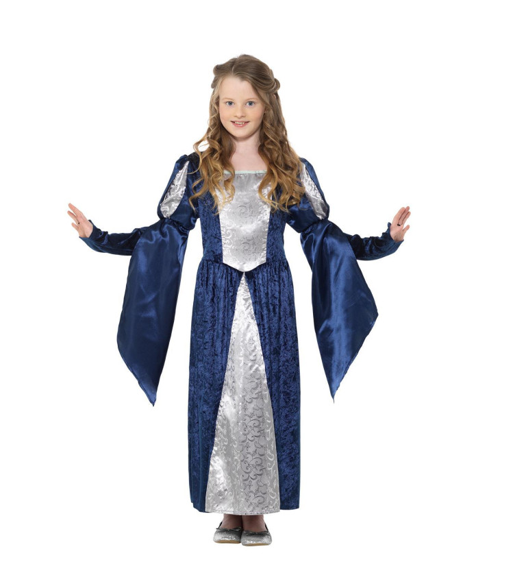 Dětský kostým dívka ze středověku