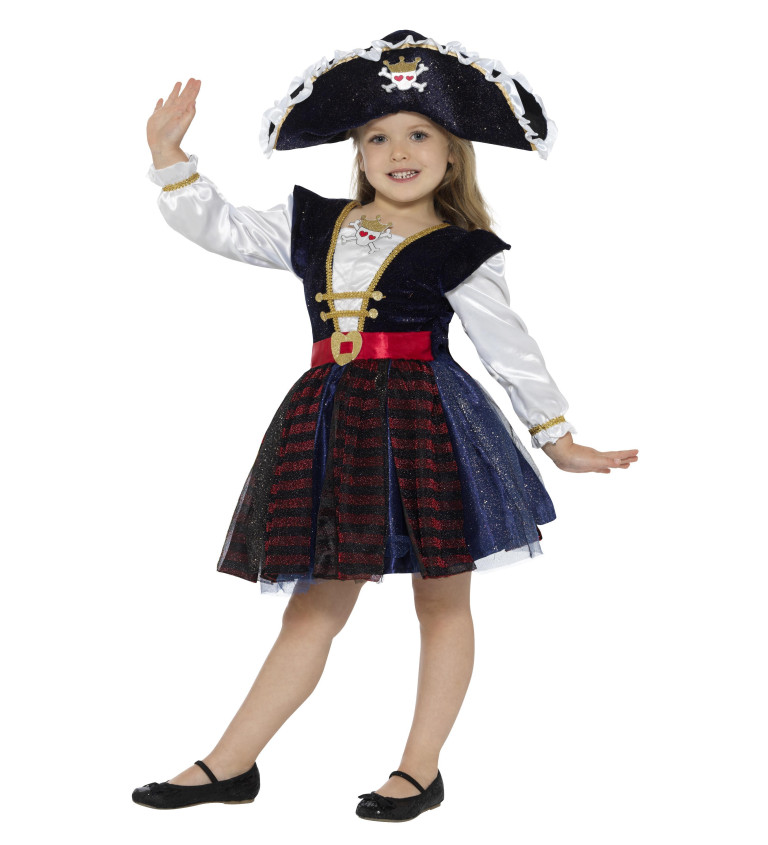 Dětský kostým malá pirátka