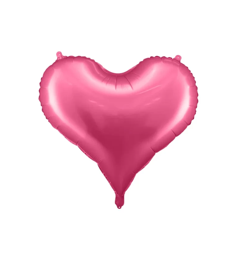 Balonek - tmavě růžové srdce
