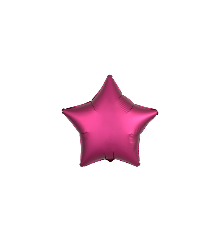 Balónek růžový- Hvězda