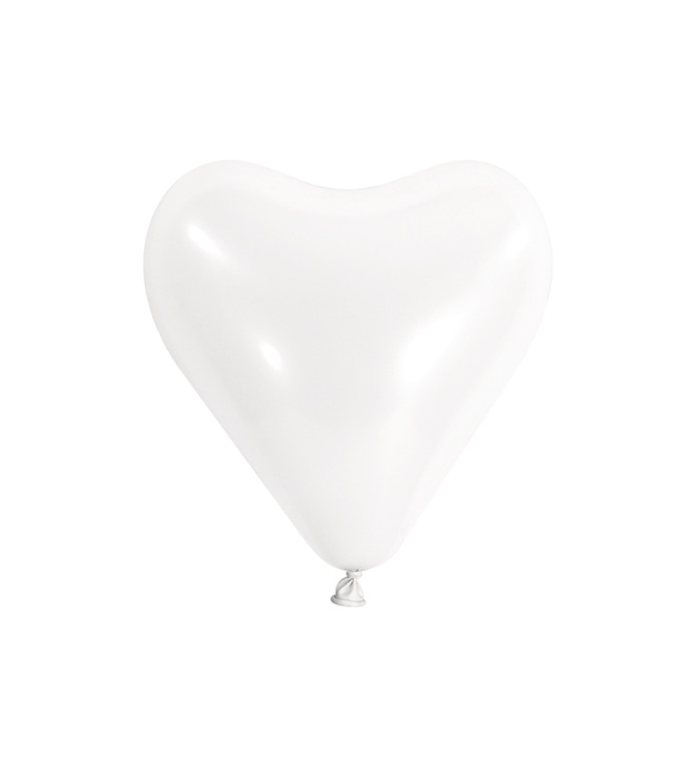 standard froety white 30cm/12" heart(50ks)