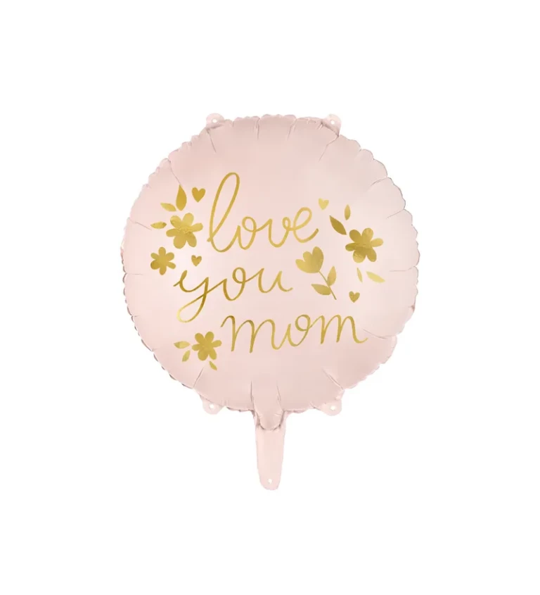 Fóliový balónek - love you mom