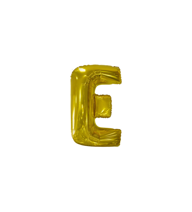 Zlatý balónek písmeno E