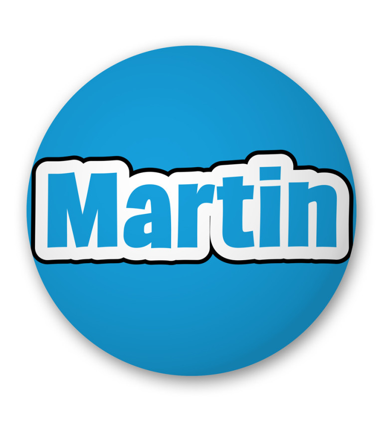Placka se jménem - Martin