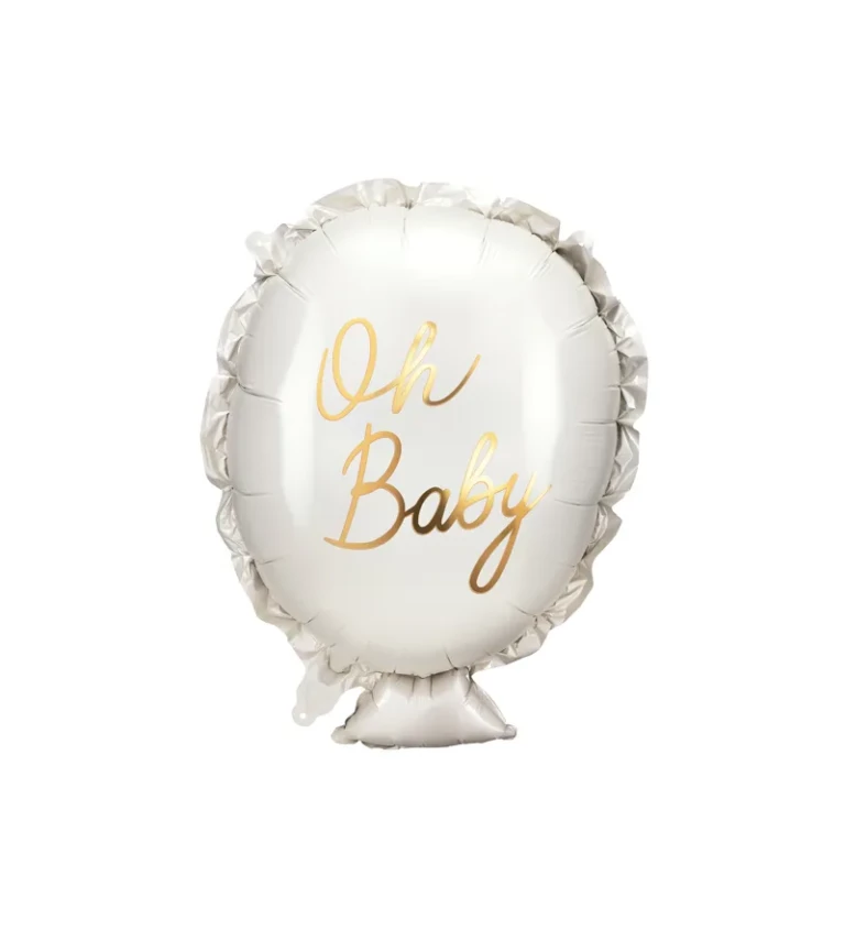 Fóliový balónek - nápis oh baby