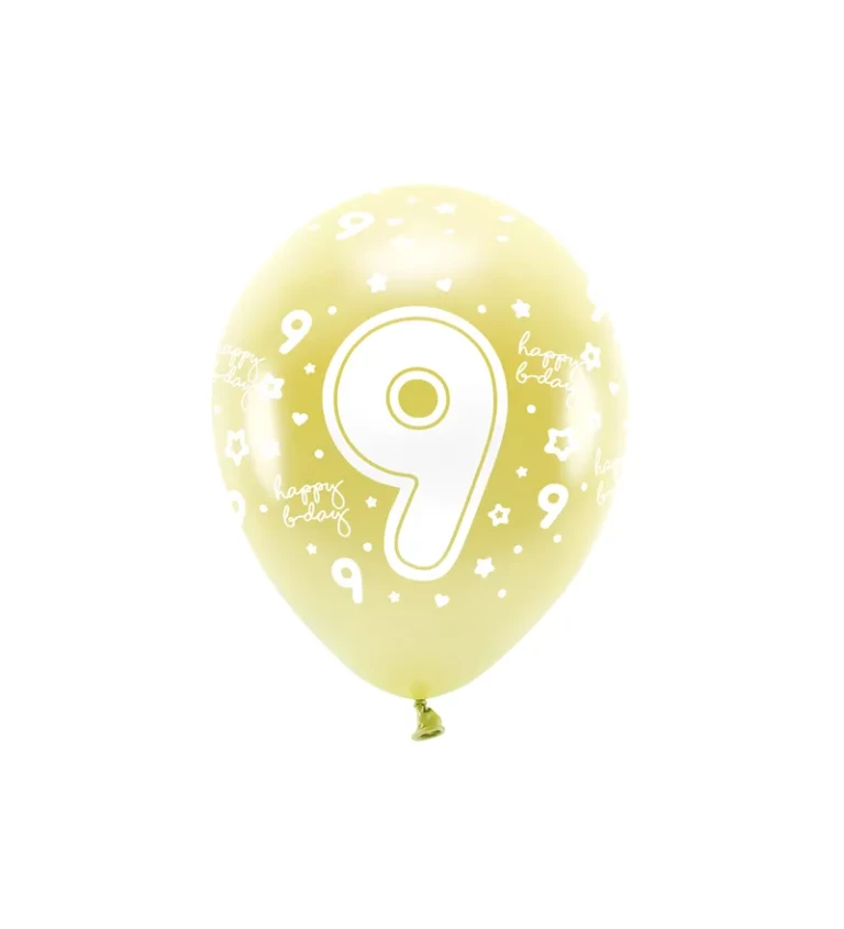 Balónek - číslo 9