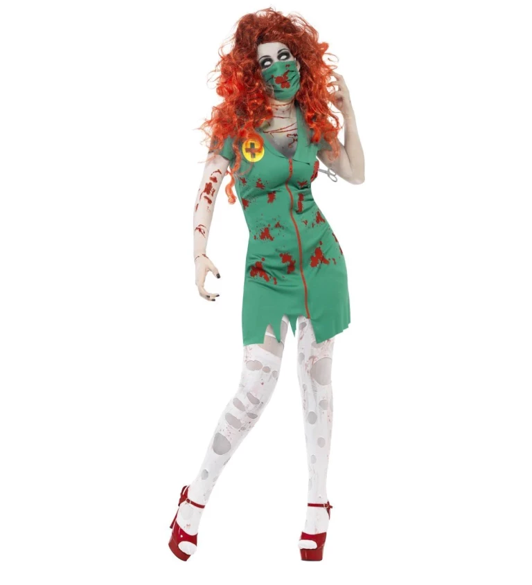 Kostým - Zombie sálová sestra