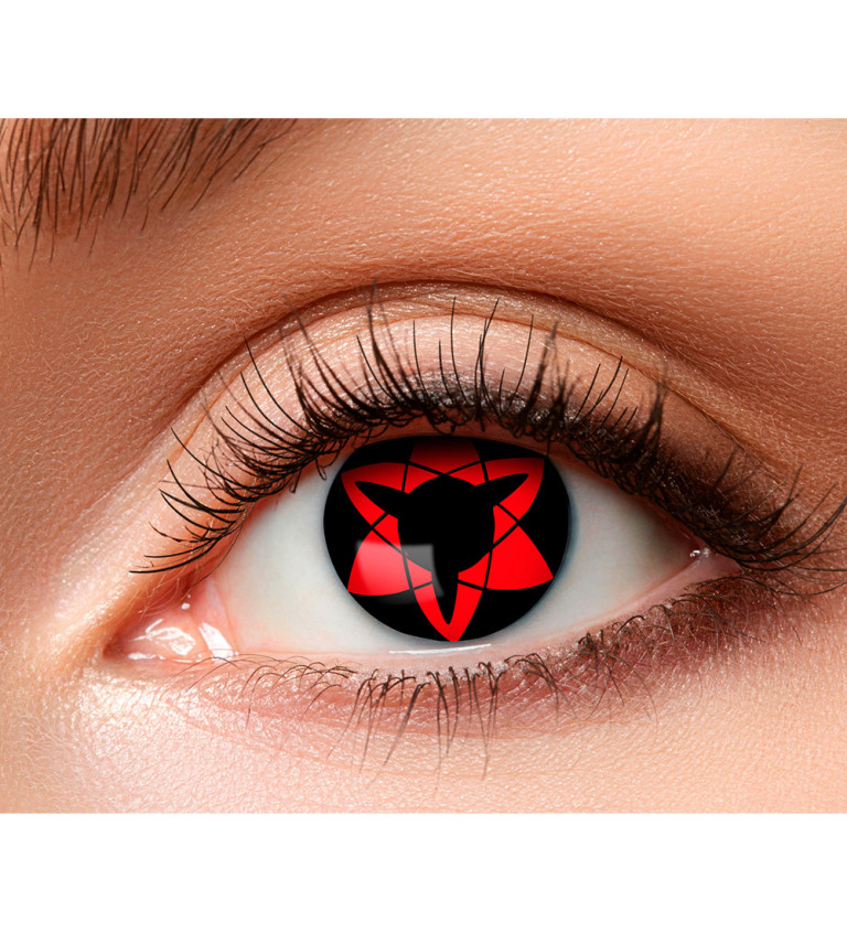 Červené kontaktní čočky Démon