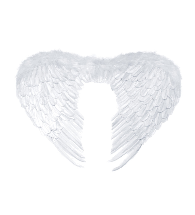 Bílá andělská křídla VI