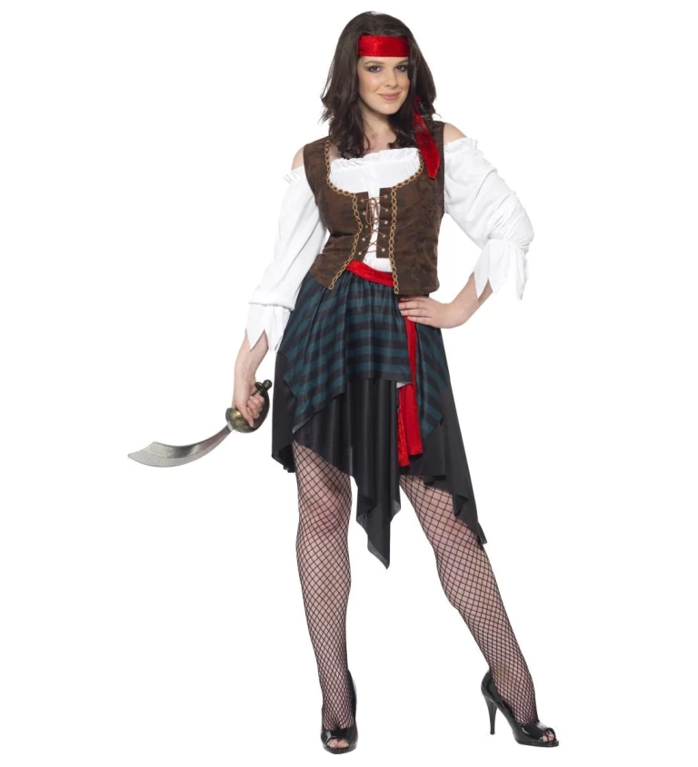 Kostým - Loupežná pirátka