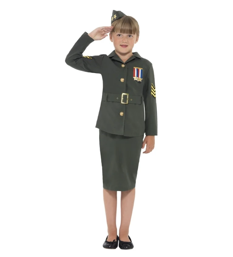 Dívčí kostým - voják