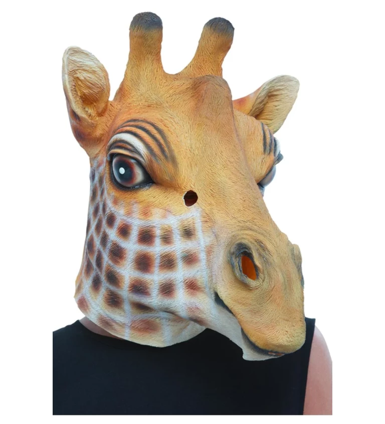 Celohlavová maska Žirafa