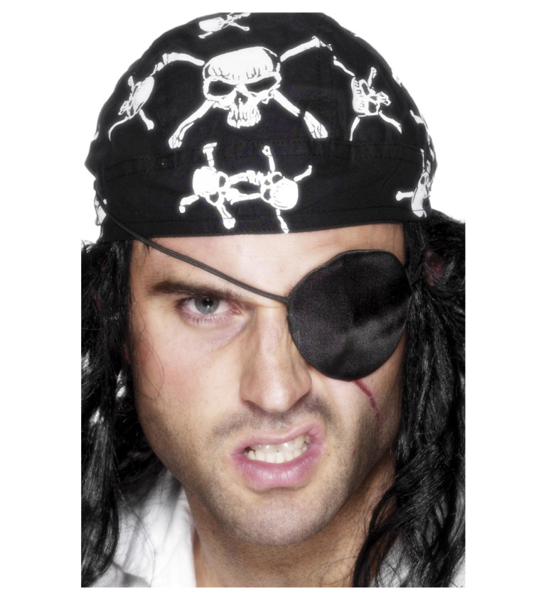 Klasická klapka na oko pro piráta