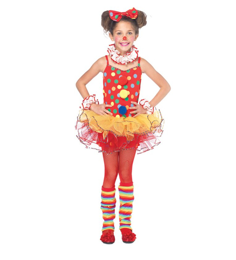 Dětský kostým Klaunice z cirkusu