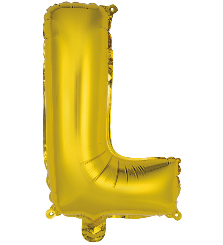 Mini zlatý balónek - L