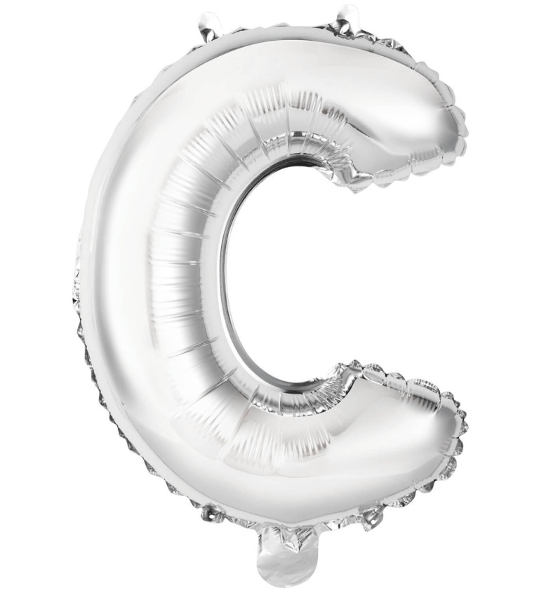 Mini stříbrný balónek - C