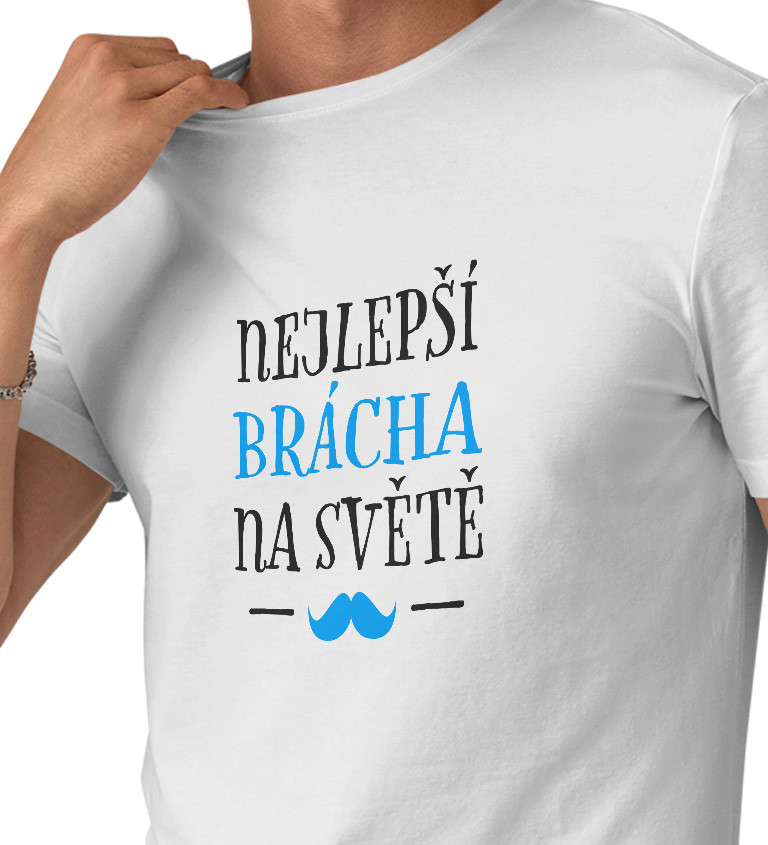 Pánské tričko bílé - Nejlepší tatínek na světě