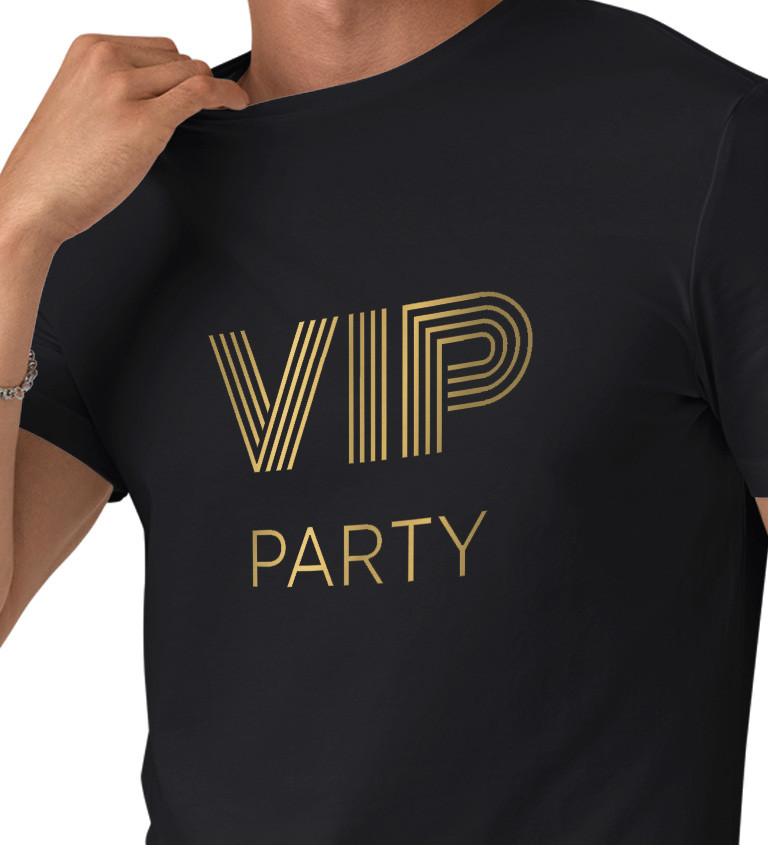 Pánské tričko černé - VIP