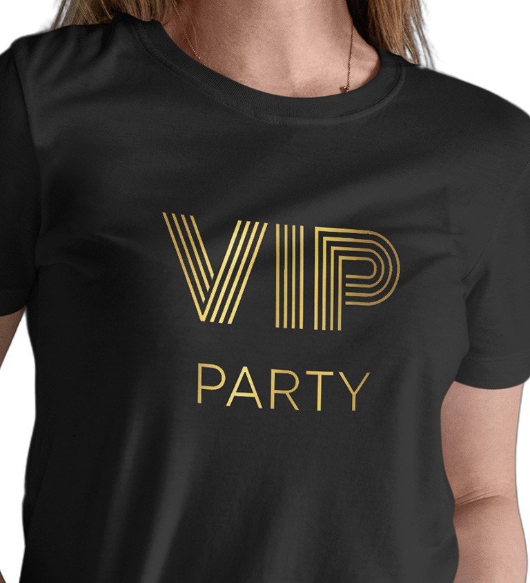 Dámské tričko černé - VIP