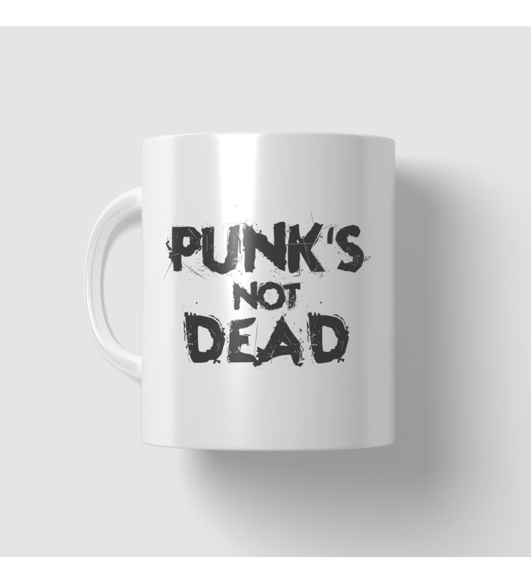 Hrnek bílý - Punks not dead