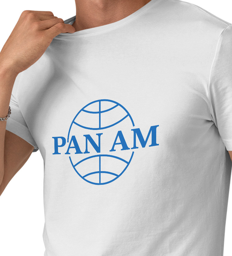 Pánské tričko bílé - Panam