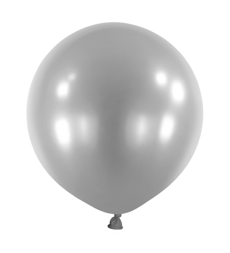 Balónky metalické stříbrné
