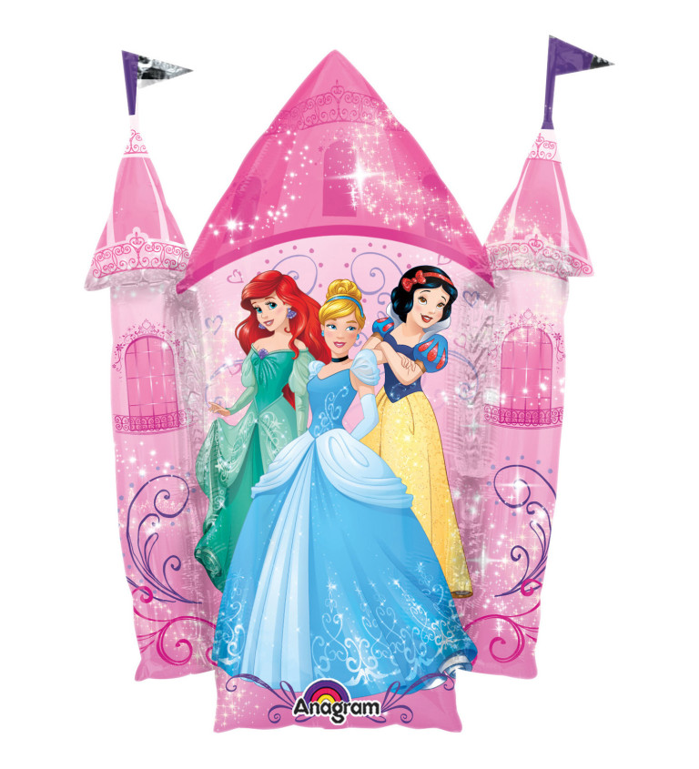 Balónek Disney hrad princezny