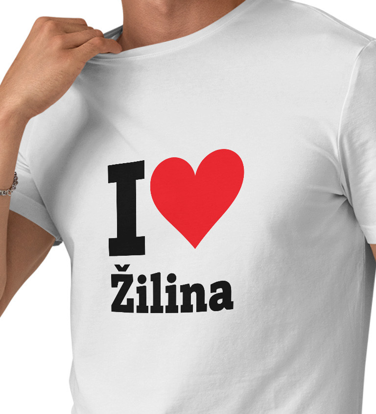 Pánské triko - I love Žilina