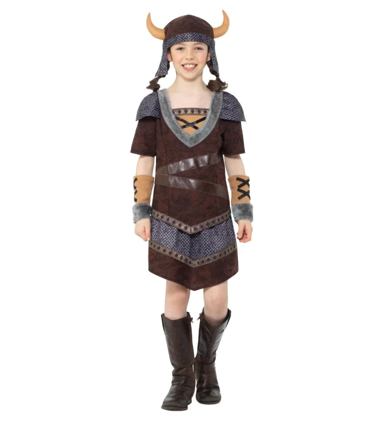 Vikingská dívka - dětský kostým
